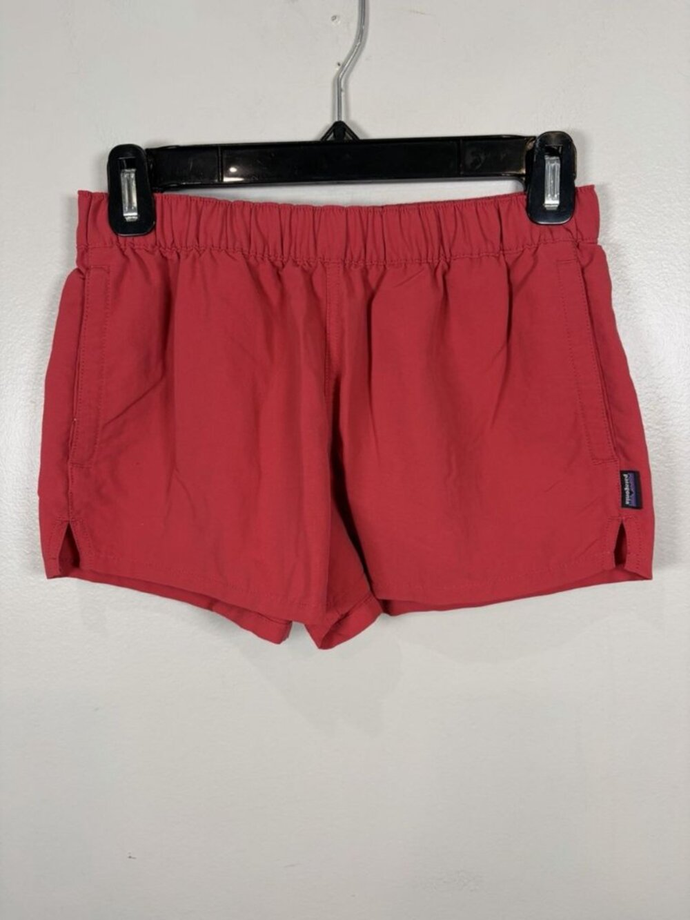 Patagonia Barely Baggies Shorts Size XS Red Hiking Outdoor Cottagecore